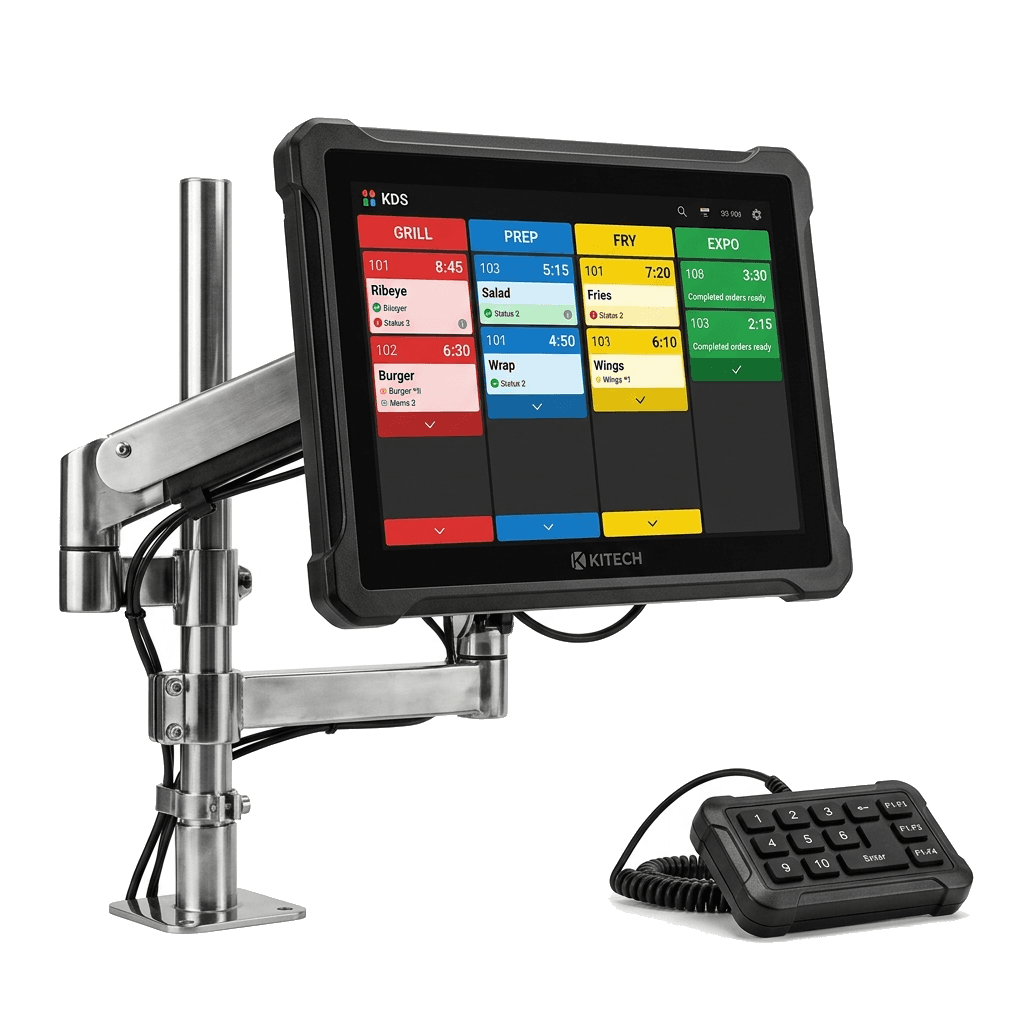 Kitchen display system and omnichannel fulfillment