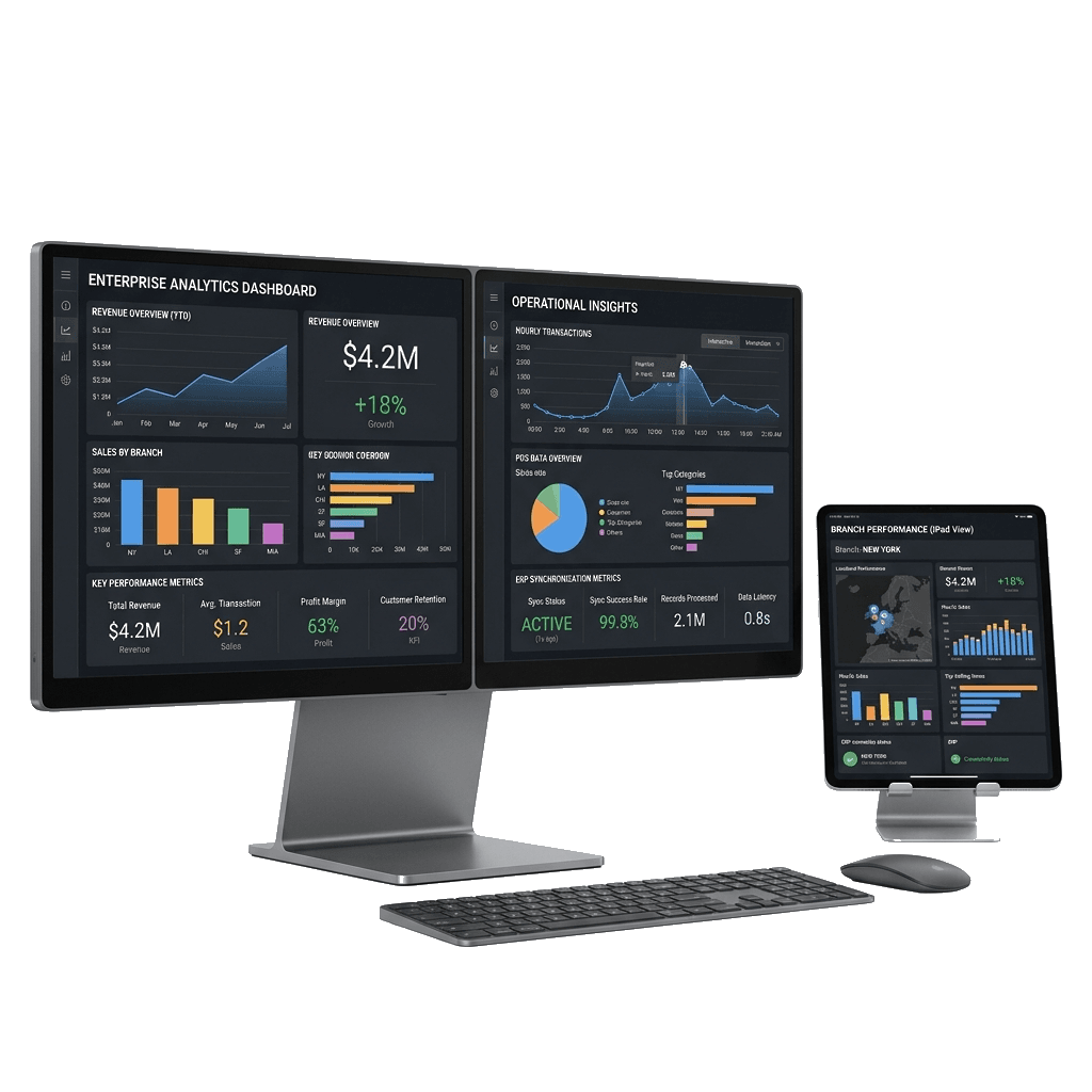 Connect enterprise terminals and sync catalogs